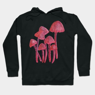 Pink mushrooms Hoodie